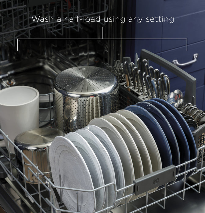 GE® ENERGY STAR® Front Control with Stainless Steel Interior Dishwasher with Sanitize Cycle & Dry Boost