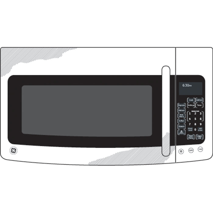 Adora series by GE Spacemaker® 1.9 Over-the-Range Microwave Oven