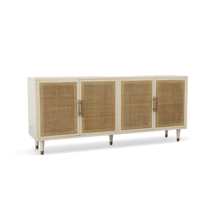 Nassau - Caned Buffet - Light Brown / White