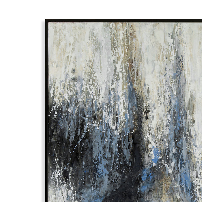 Blue Quiet Canvas Art - Blue