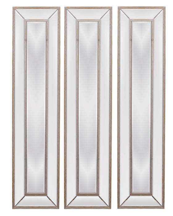 Pompano - Floor Mirror - Light Brown