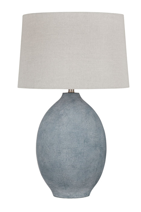 Leith - Table Lamp - Blue / Beige