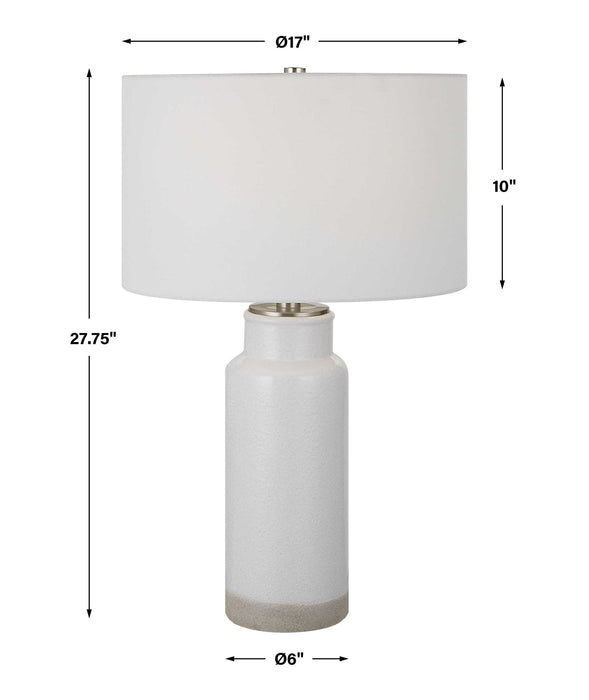 Albany - Farmhouse Table Lamp - White