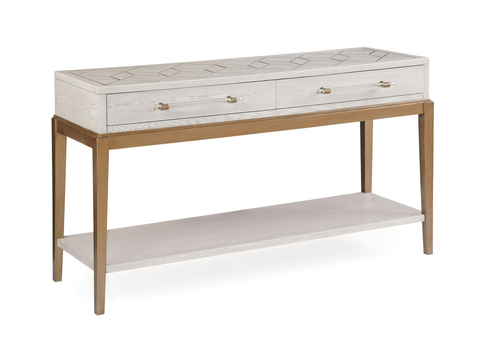 Perrine - Console - White / Gold