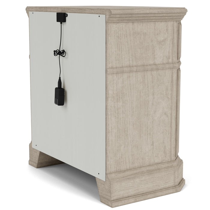 Kensington - 3 Drawer Nightstand - Beige