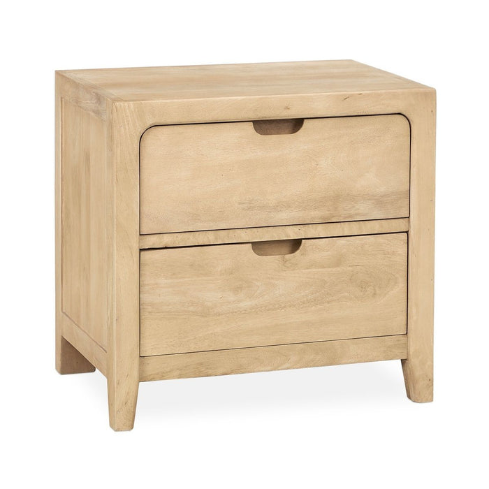 Laguna - 2 Drawer Nightstand - Natural Maple