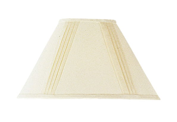 10" Height Linen Shade - Beige - 16" Diameter