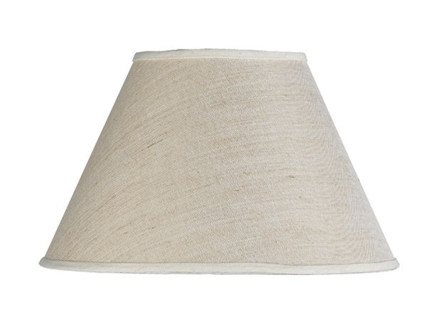 Empire - 11" Height Round Linen Shade - Beige
