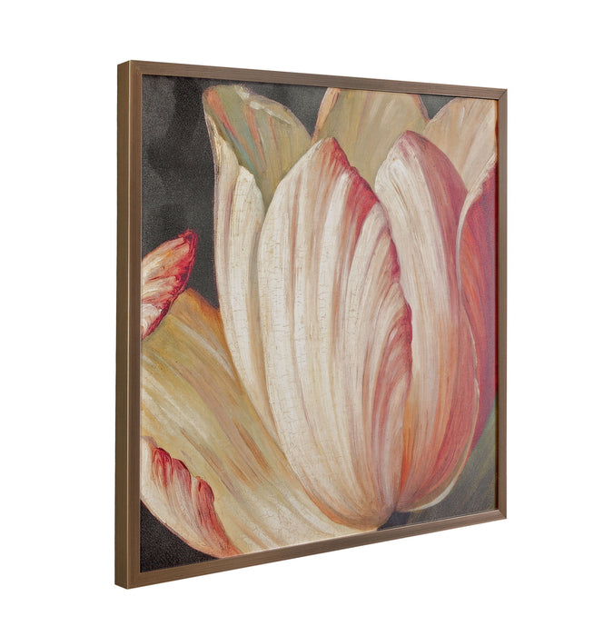 The Secret Garden - Detail Framed Print - Pink