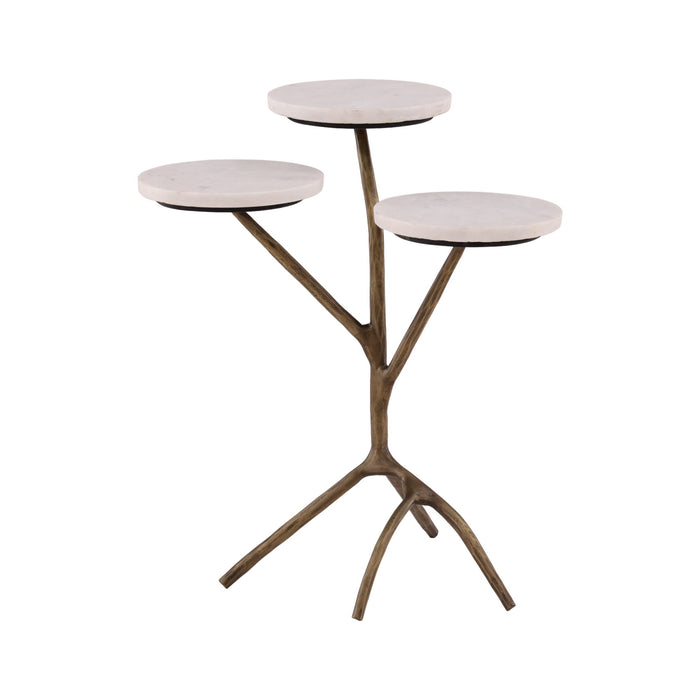 Garcia - Drink Table - Beige / Light Brown