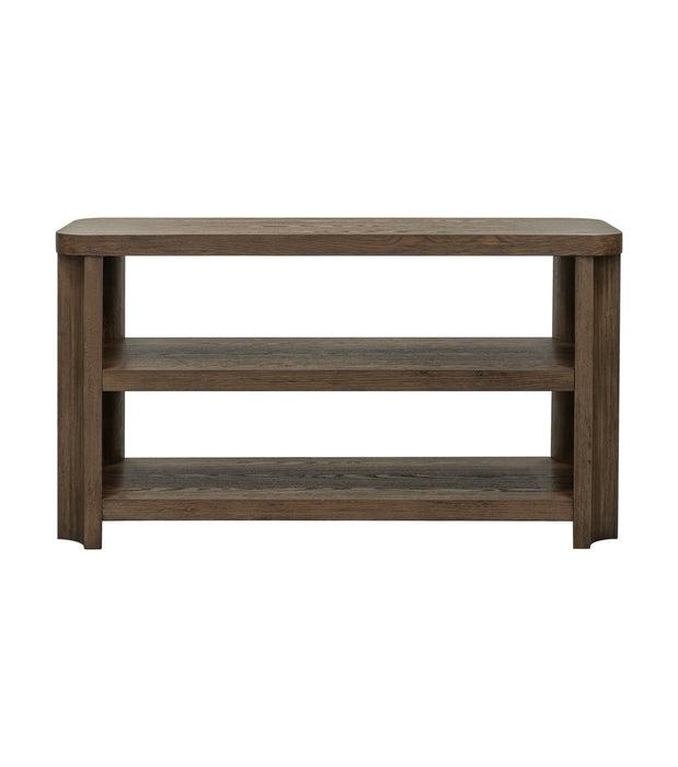 Griffin - Console Table - Graphite Oak