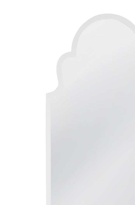 Elberta - Floor Mirror - White