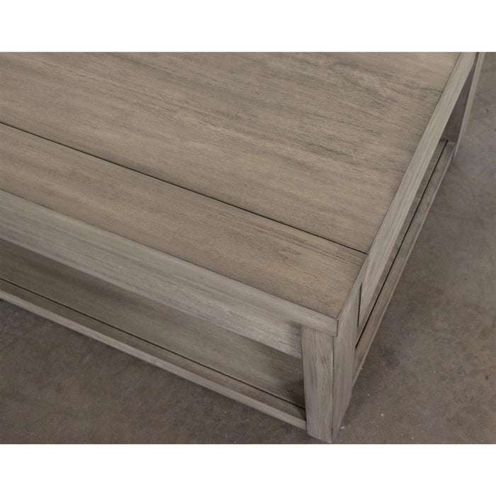 Riata - Coffee Table - Gray Wash
