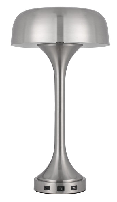 Mushroom - Table Lamp - Brushed Steel
