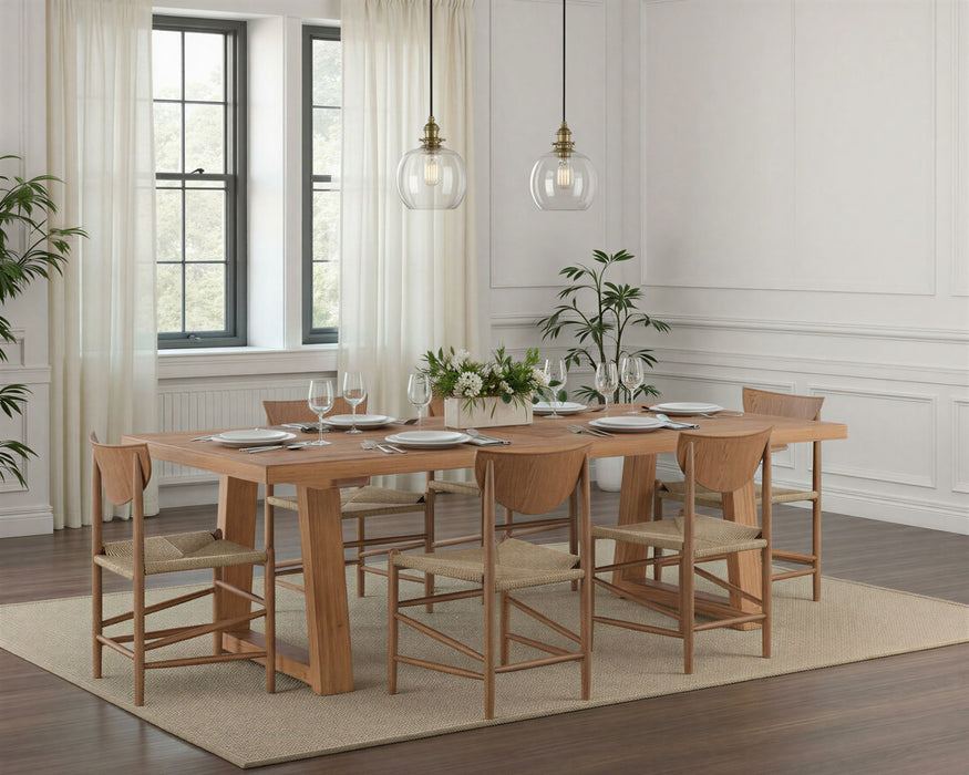 Ella - Dining Table - Light Brown