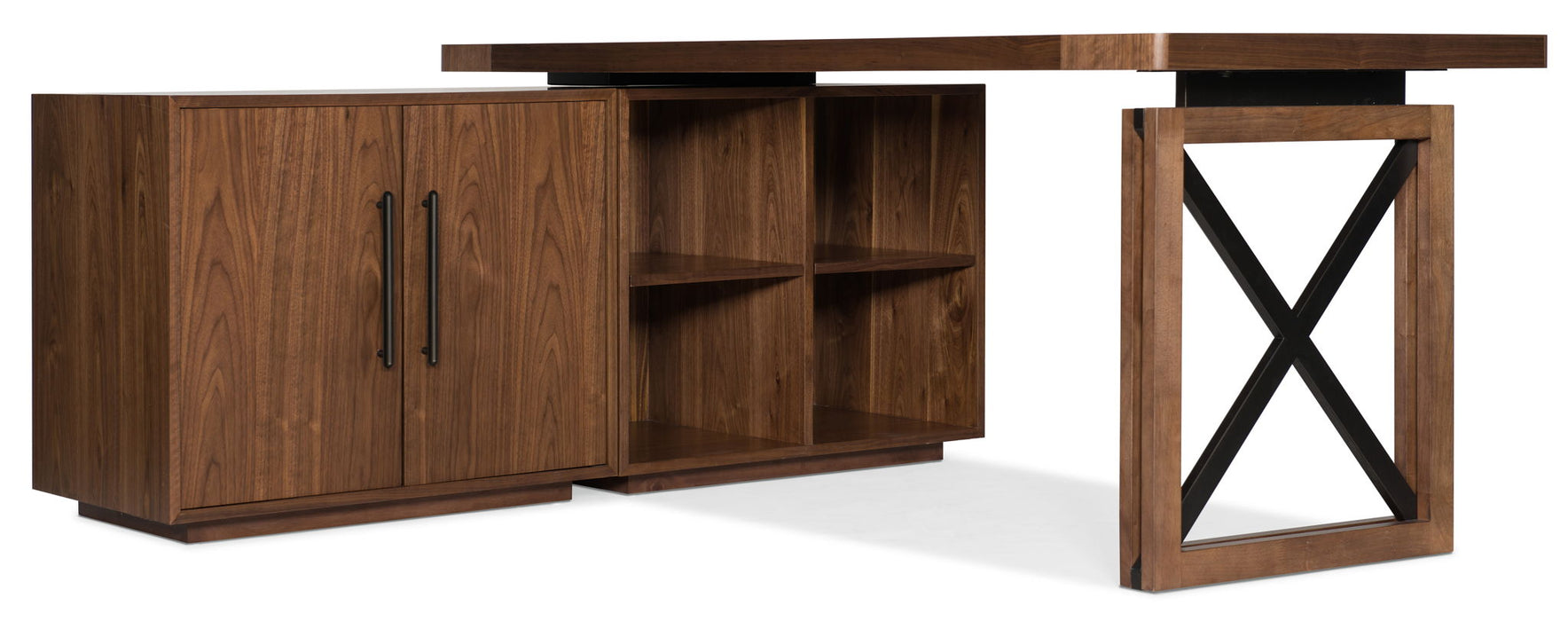 Elon - Bunching Short Bookcase - Dark Brown
