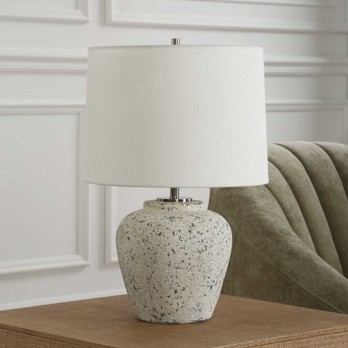 Rupture - Aged Ivory Table Lamp
