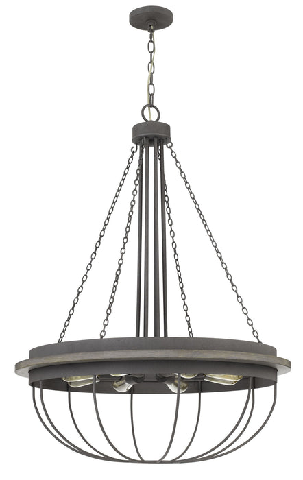 Nixa - 41" Height Chandelier - Dove Grey