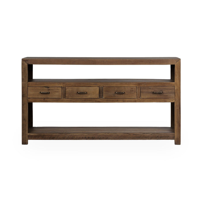 Mattai - 4 Drawer Console Table - Natural