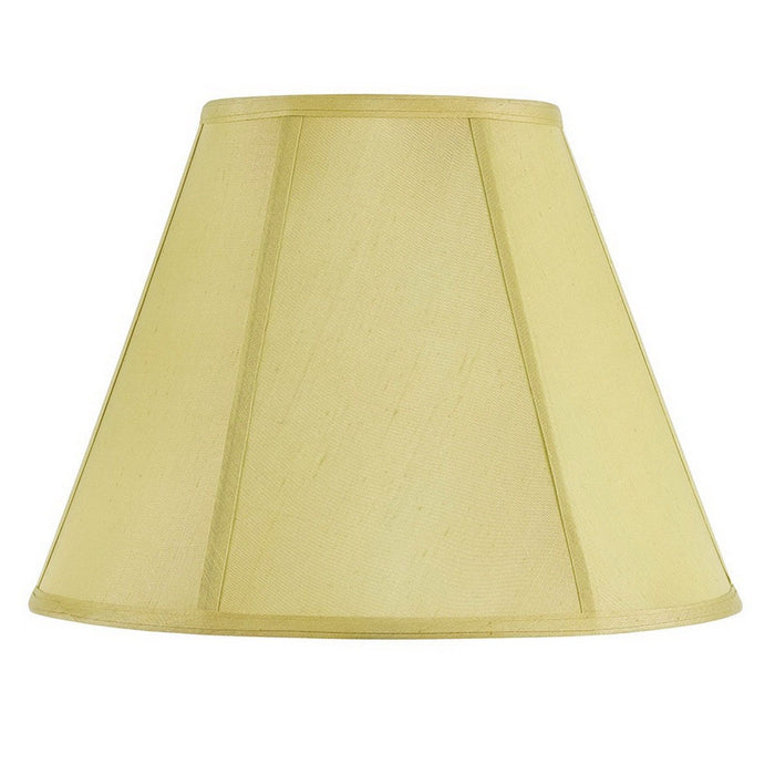 Piped Empire - 10" Height Fabric Shade - Champagne