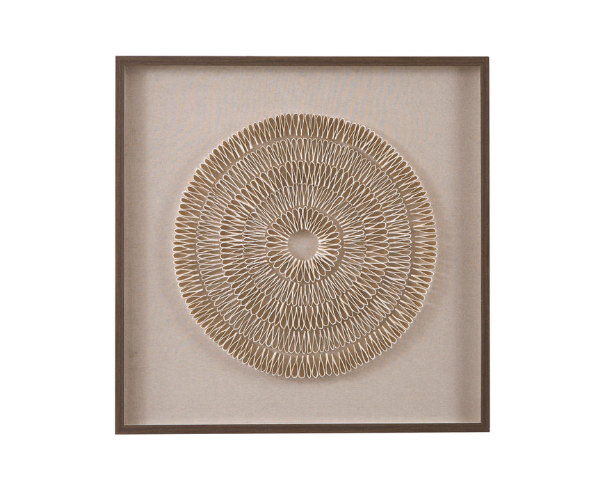 Vesica Wall Art - Beige