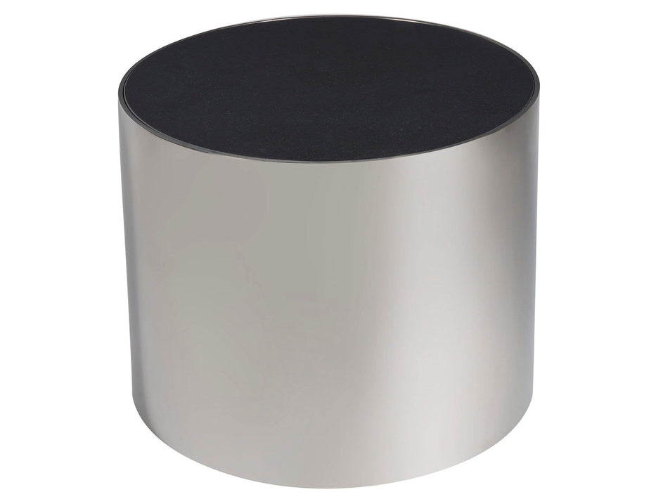 Modern - Revolve Small Nesting Table - Pearl Silver