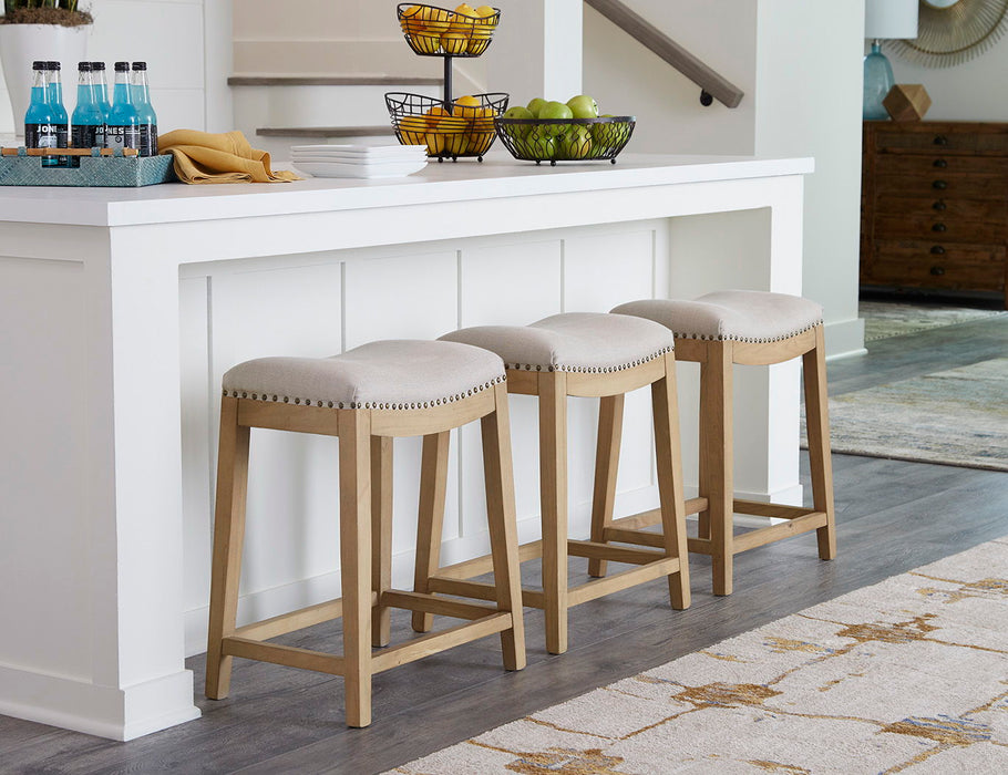 Linen - Counter Stool - Light Brown