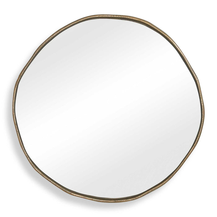 Lowen - Round Mirror - Brass