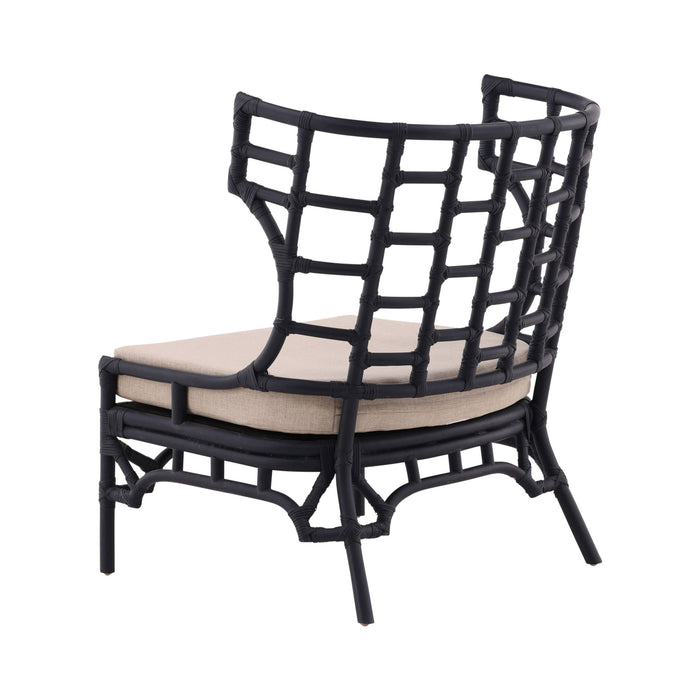 Palma - Occasional Chair - Blue / Beige