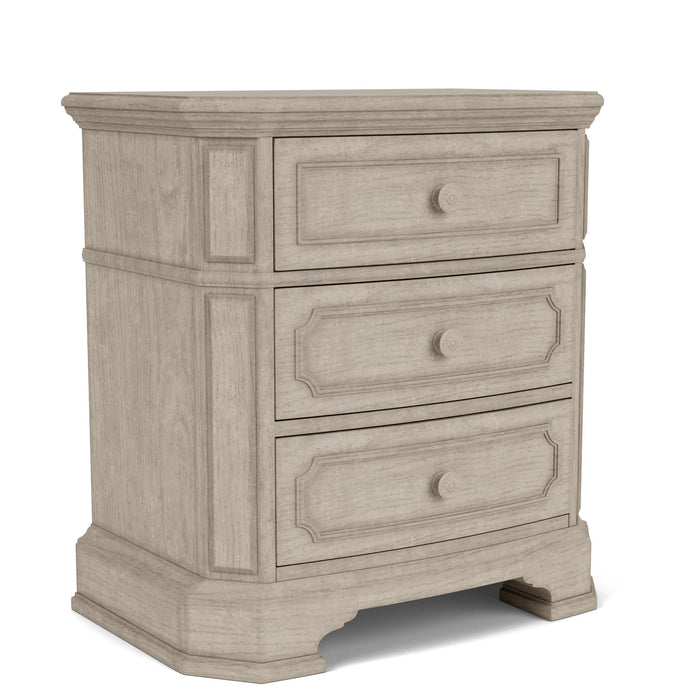 Kensington - 3 Drawer Nightstand - Beige