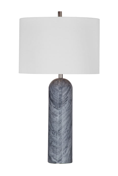Sassandra - Table Lamp - Gray / White