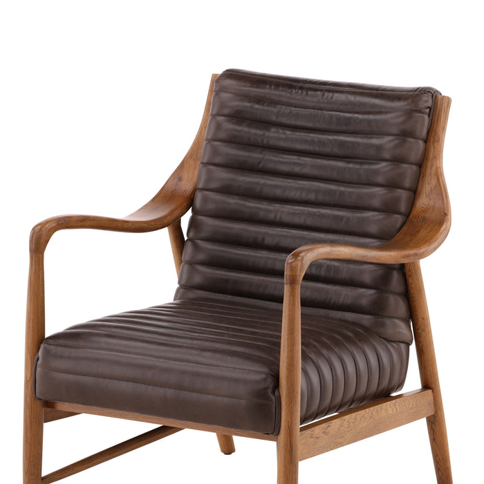 Baxter - Occasional Chair - Light Brown / Dark Brown