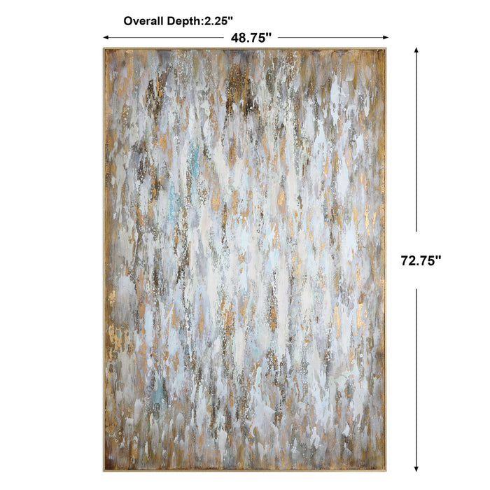 Bright Morning - Abstract Art - Blue