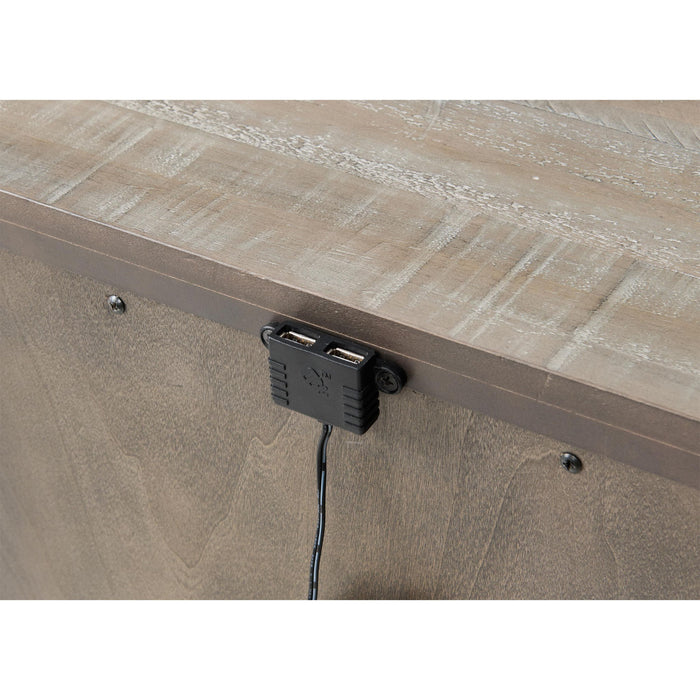 Intrigue - 3 Drawer Nightstand - Light Brown