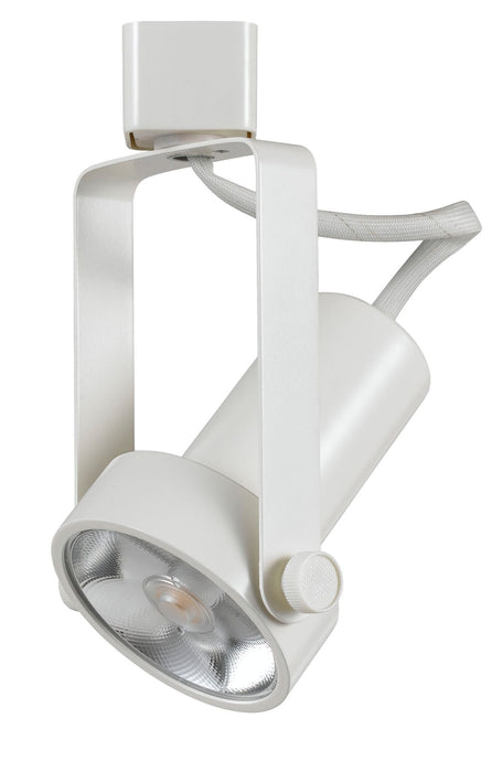 7" Height Metal Track Head - White