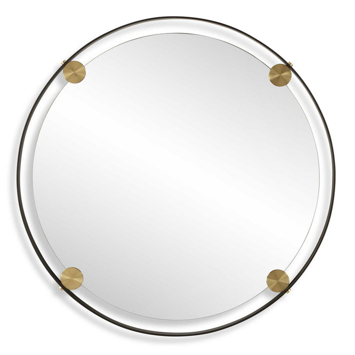 Radius - Round Bronze Iron Mirror