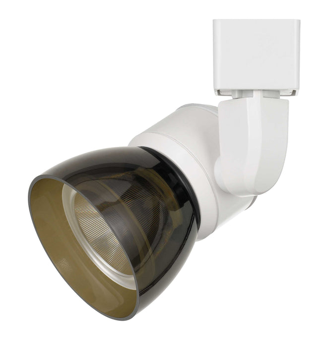 6.25" Height Metal Track Head - White & Black