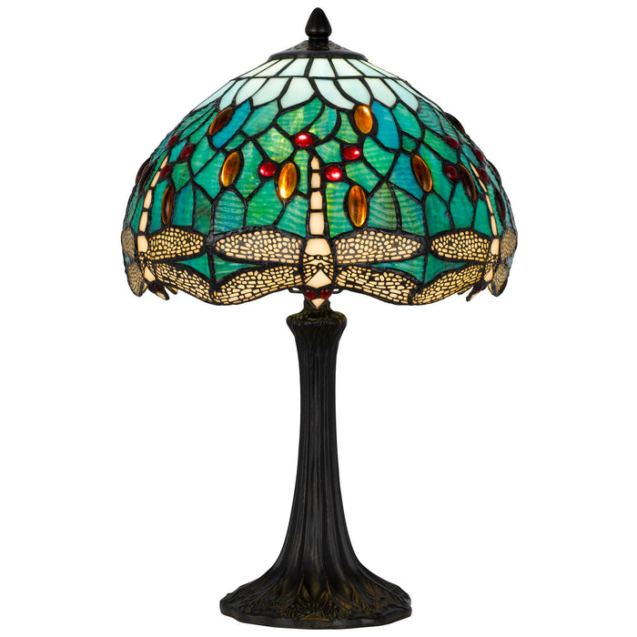 Emerald - 19.5" Height Resintable Lamp - Dark Bronze / Green