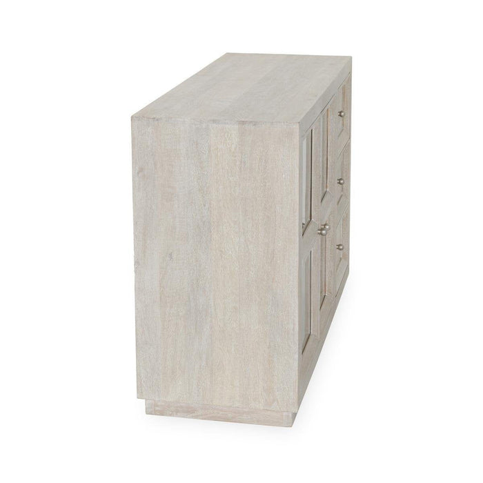 Isha - 3 Drawers 2 Door Cabinet - Creamwood