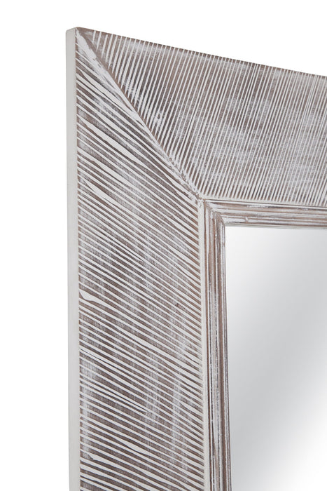 Baker - Floor Mirror - White Wash