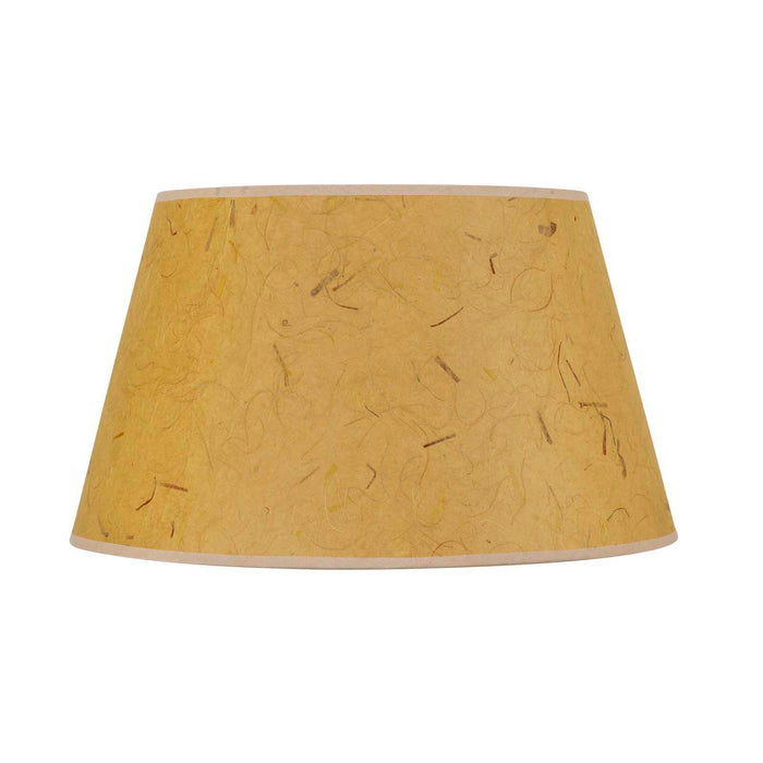 10" Height Paper Shade - Kraft & Light Brown - 16" Diameter