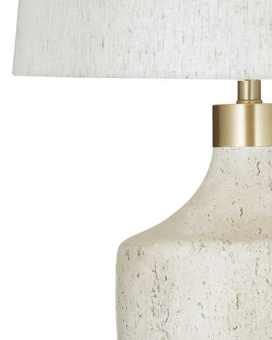 Neecole - Table Lamp - Textured Cream