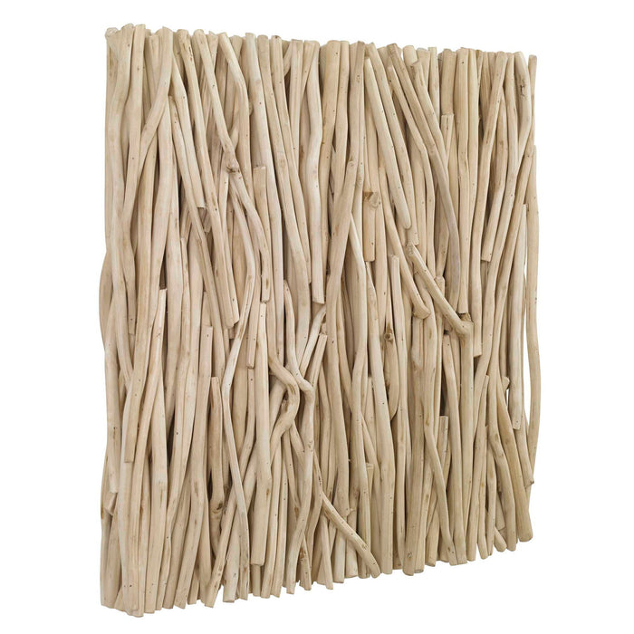 Gathered Teak - Square Wood Wall Decor