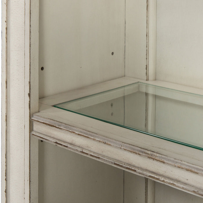 Magnolia Manor - Credenza Hutch - Antique White
