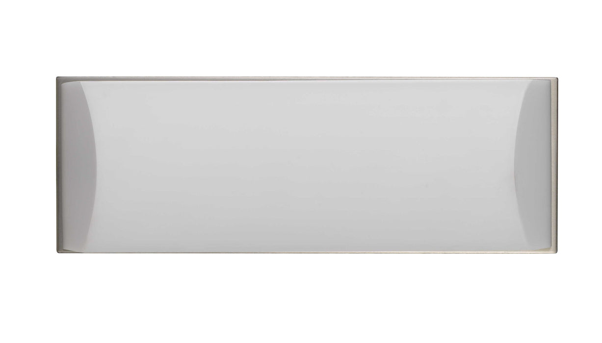 4.75" Height Acrylic and Metal Vanity Light - Brushed Steel - LED13W