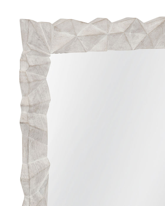 Isola - Wall Mirror - White Wash