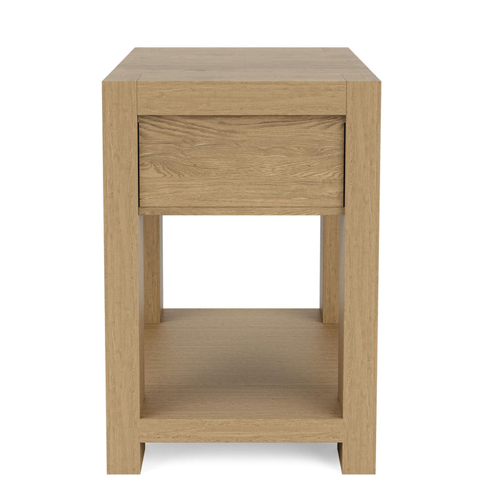 Davie - Chairside Table - Light Brown