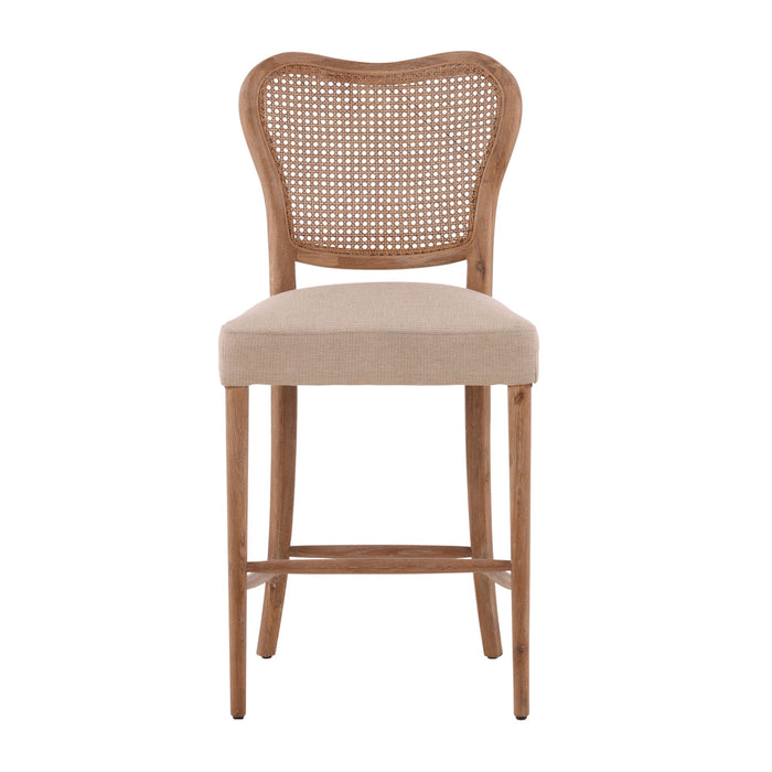 Leary - Counter Stool - Light Brown / Beige