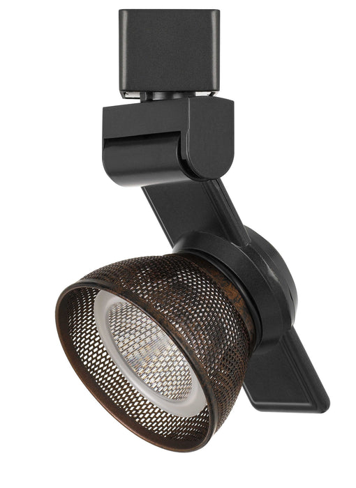 6" Height Metal Track Head - Dark Bronze & Rust - Mesh