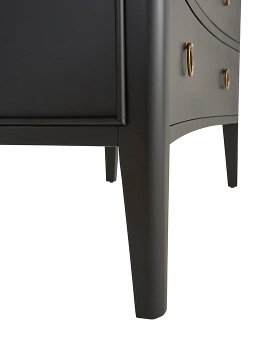 Tiffany - 3-Drawer Chest - Black